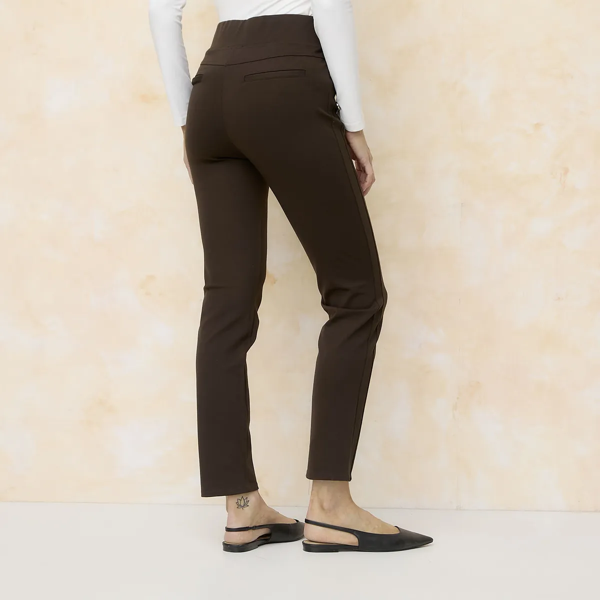 S COCCI - Calza Botones Tiro Alto Mujer S.Cocci