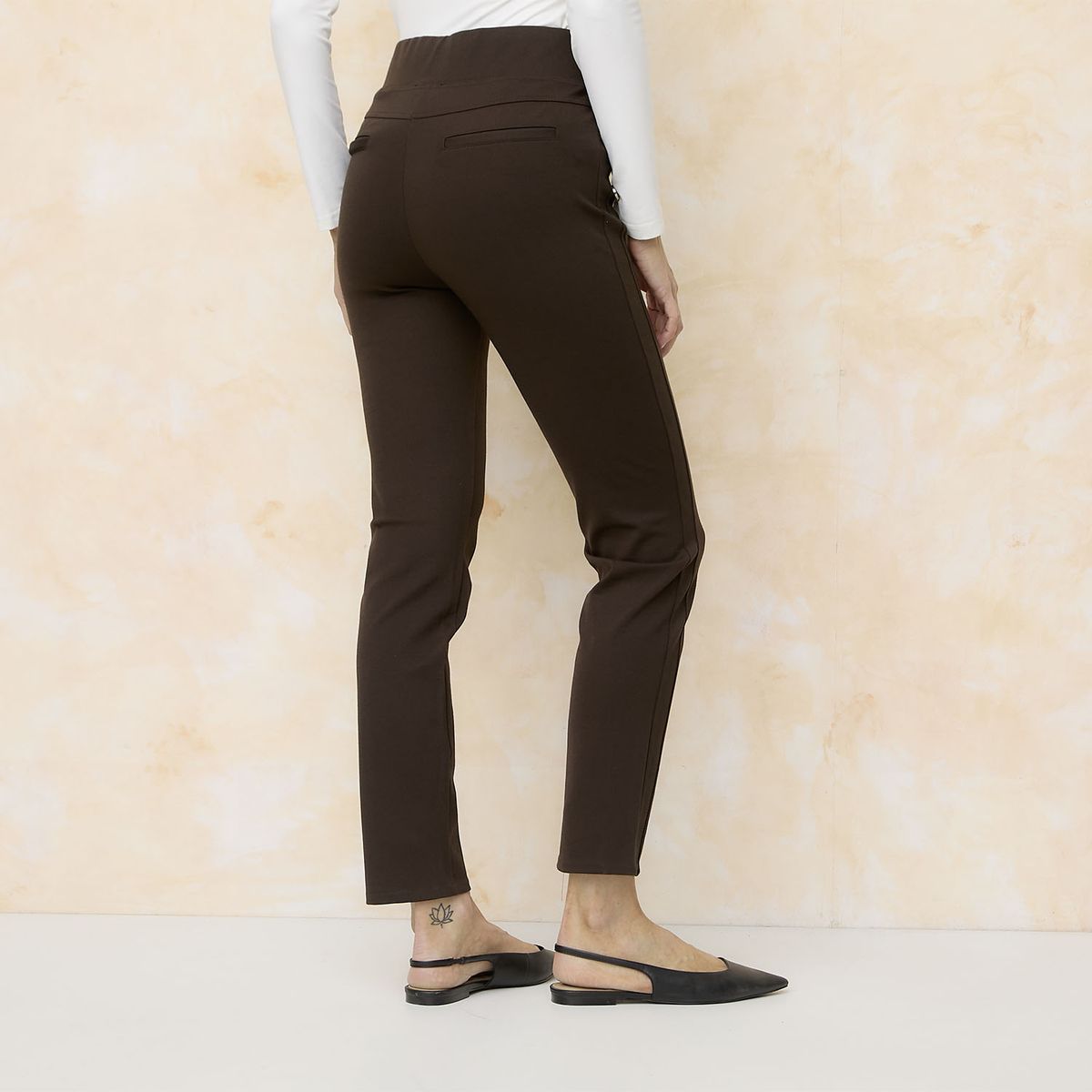 S COCCI - Calza Botones Tiro Alto Mujer S.Cocci