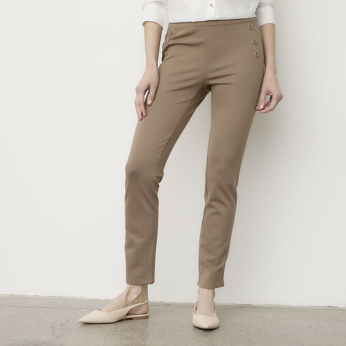 S COCCI - Calza Botones Tiro Alto Mujer S.Cocci