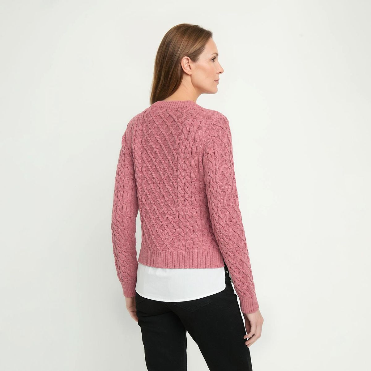 NEWPORT - Sweater Combinado Mujer Newport