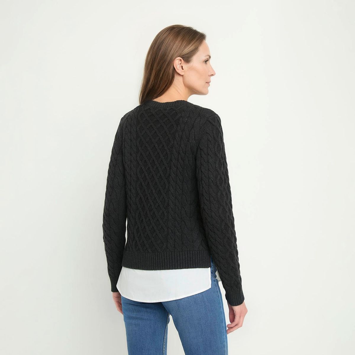 NEWPORT - Sweater Combinado Mujer Newport