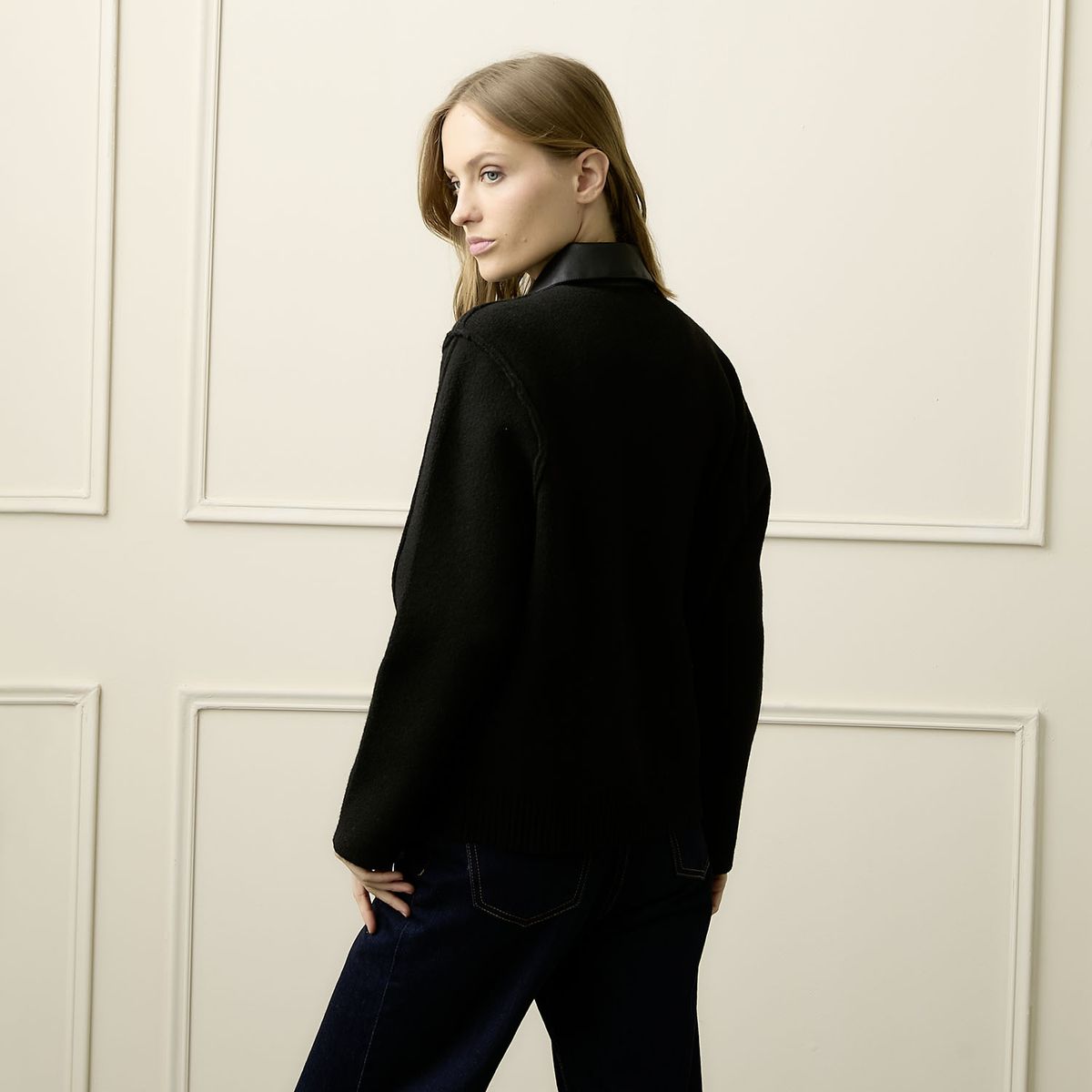 BASEMENT - Chaqueta Tejida Mujer Basement