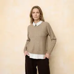 S COCCI - Sweater Combinado Mujer S.Cocci
