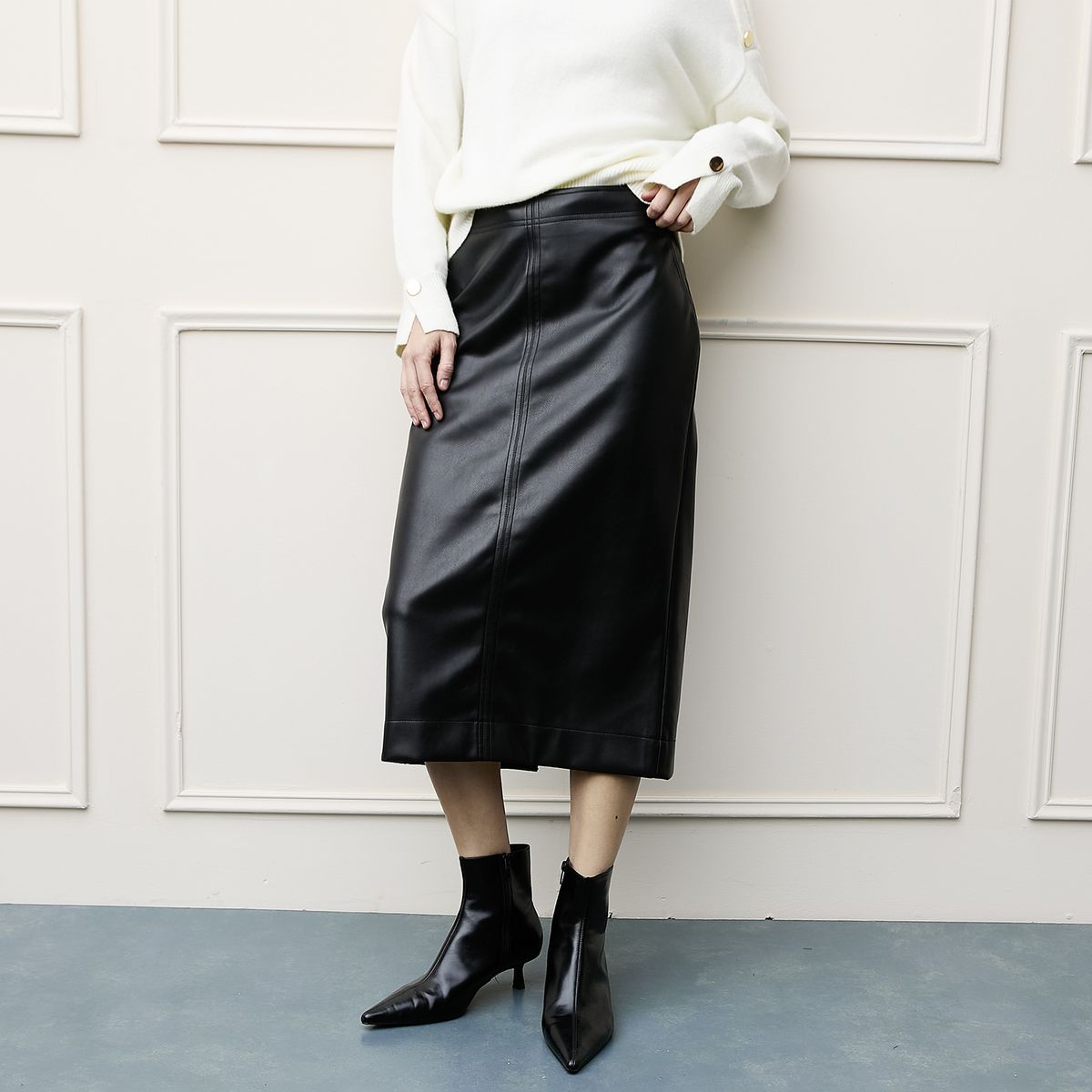 BASEMENT - Falda Midi Mujer Basement