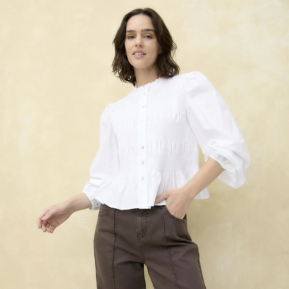 UNIVERSITY CLUB - Blusa Algodón Mujer University Club
