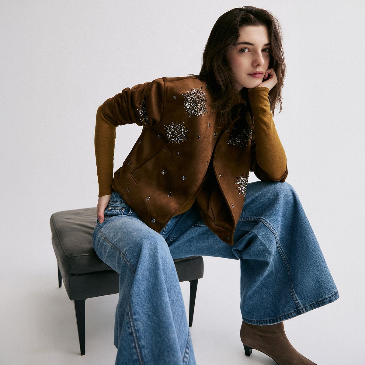 UNIVERSITY CLUB - Chaqueta Suede Mujer University Club