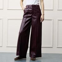 Pantalón Wide Leg Tiro Alto Mujer