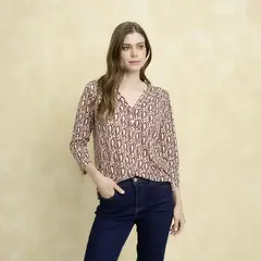 UNIVERSITY CLUB - Polera Mujer Manga 3/4 Casual