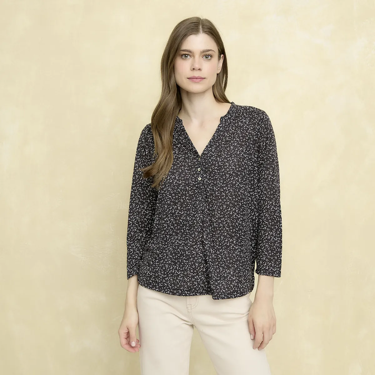 UNIVERSITY CLUB - Polera Mujer University Club Manga 3/4 Casual