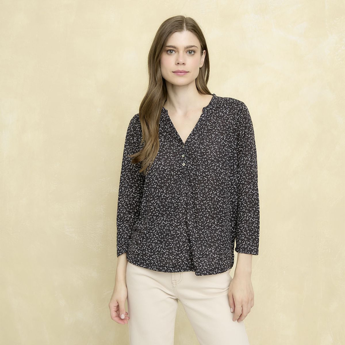 UNIVERSITY CLUB - Polera Mujer University Club Manga 3/4 Casual