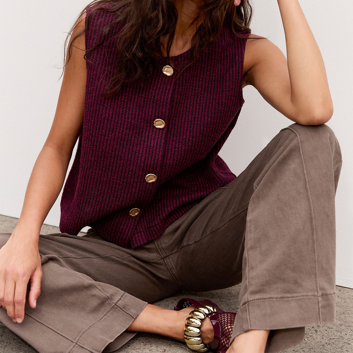 UNIVERSITY CLUB - Vest Tejido Mujer University Club