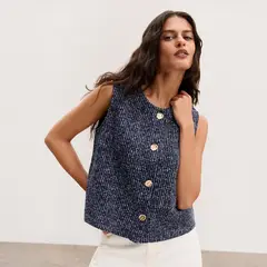 UNIVERSITY CLUB - Vest Tejido Mujer