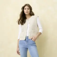 UNIVERSITY CLUB - Vest Tejido Mujer