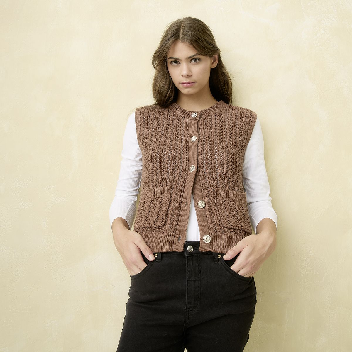 UNIVERSITY CLUB - Vest Tejido Mujer University Club