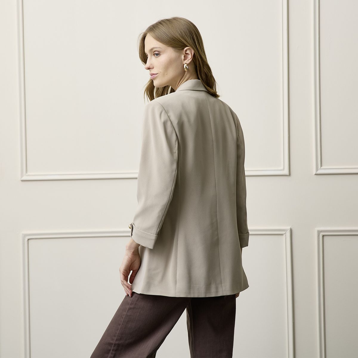 BASEMENT - Blazer Recto Mujer Basement