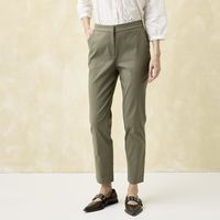 Pantalón Viscosa Straight Tiro Alto Mujer