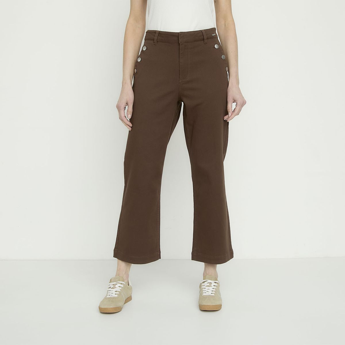 NEWPORT - Pantalón Tiro Medio Mujer Newport