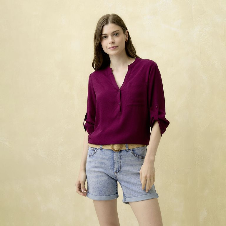 Blusa Manga 3/4 Mujer