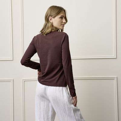 Imagen 2 del producto Polera Manga Larga Algodón Mujer