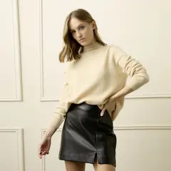 BASEMENT - Sweater 100% Lana Merino Mujer