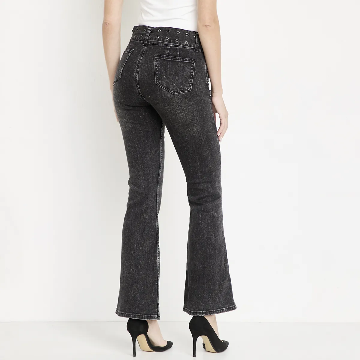 MOSSIMO - Jeans Flare Mujer Mossimo