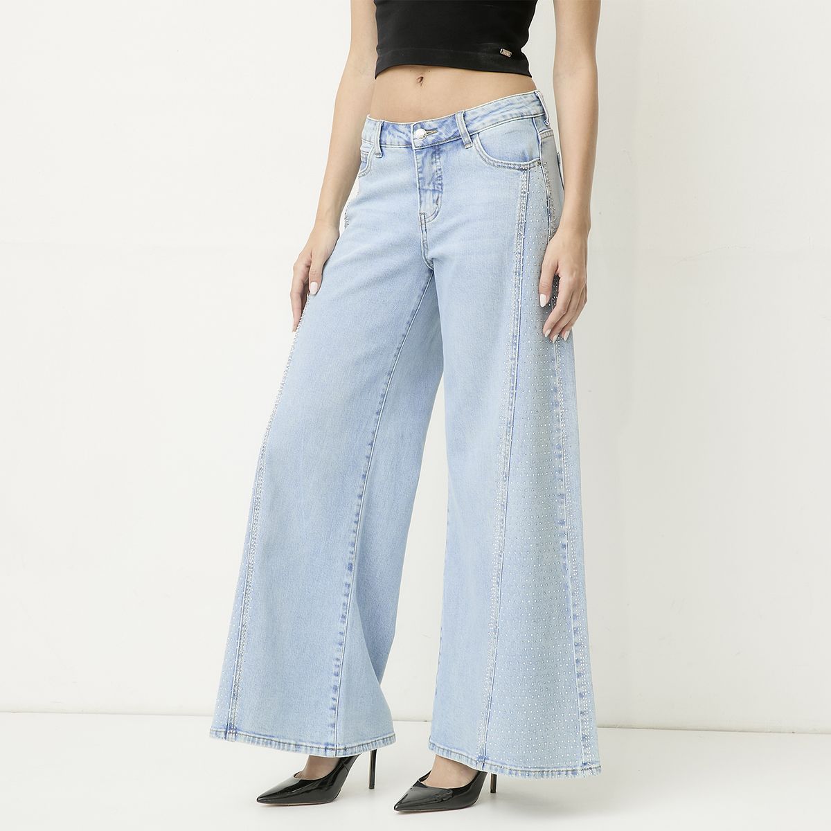 MOSSIMO - Jeans Wide leg Mujer Mossimo