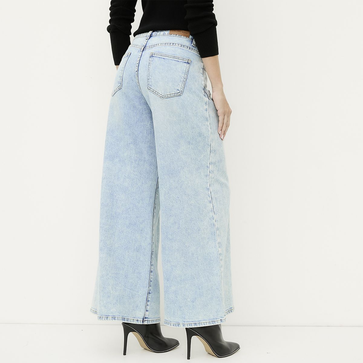 MOSSIMO - Jeans Wide Leg Mujer Mossimo