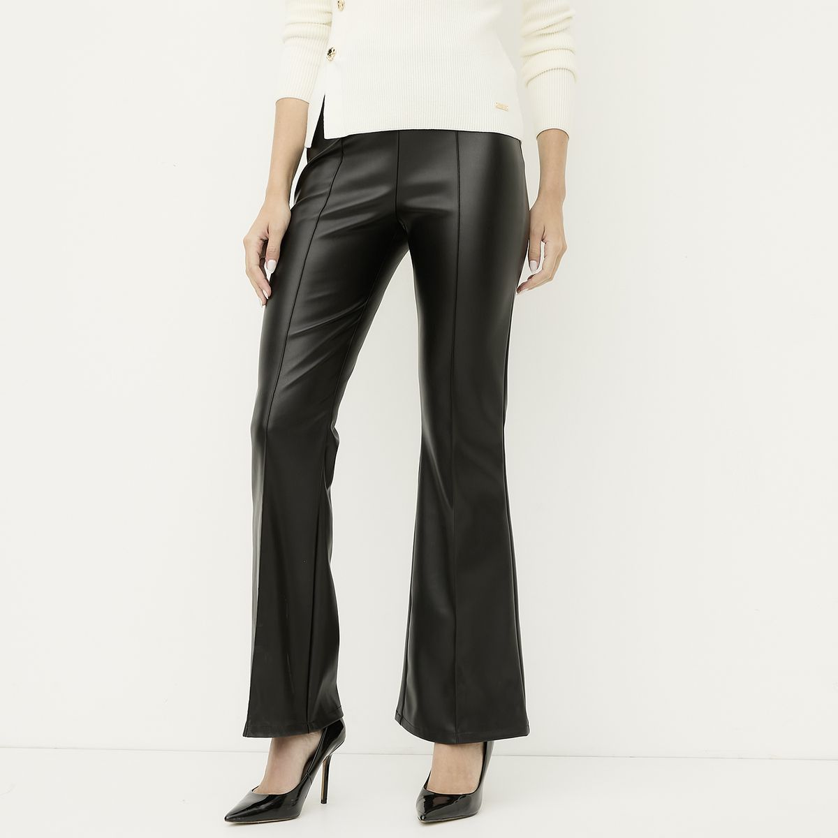 MOSSIMO - Pantalón Fit Flare Mujer Mossimo