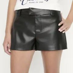 SYBILLA - Short Cuero Effect Mujer