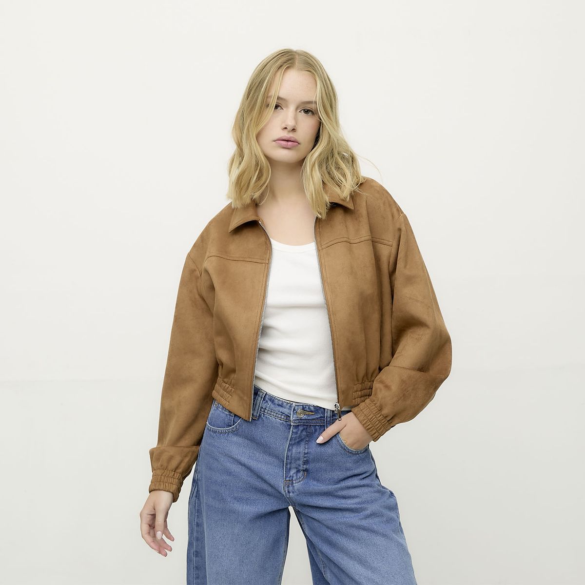 SYBILLA - Chaqueta Suede Mujer Sybilla