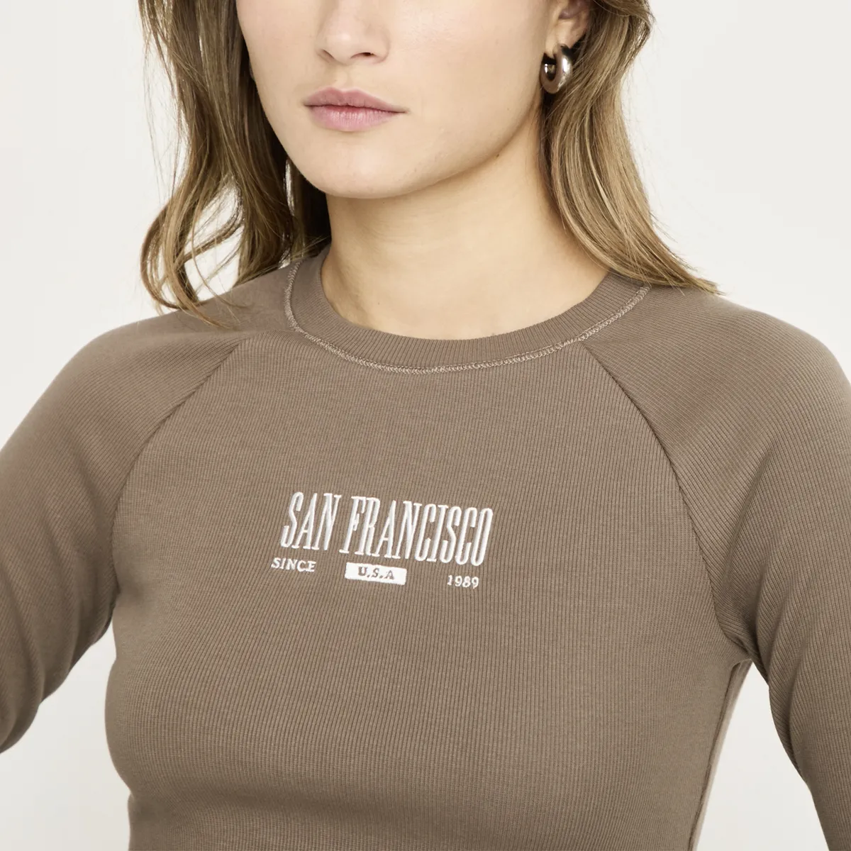 SYBILLA - Polera Mujer Algodón Sybilla