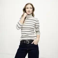 SYBILLA - Sweater Cuello Alto Mujer