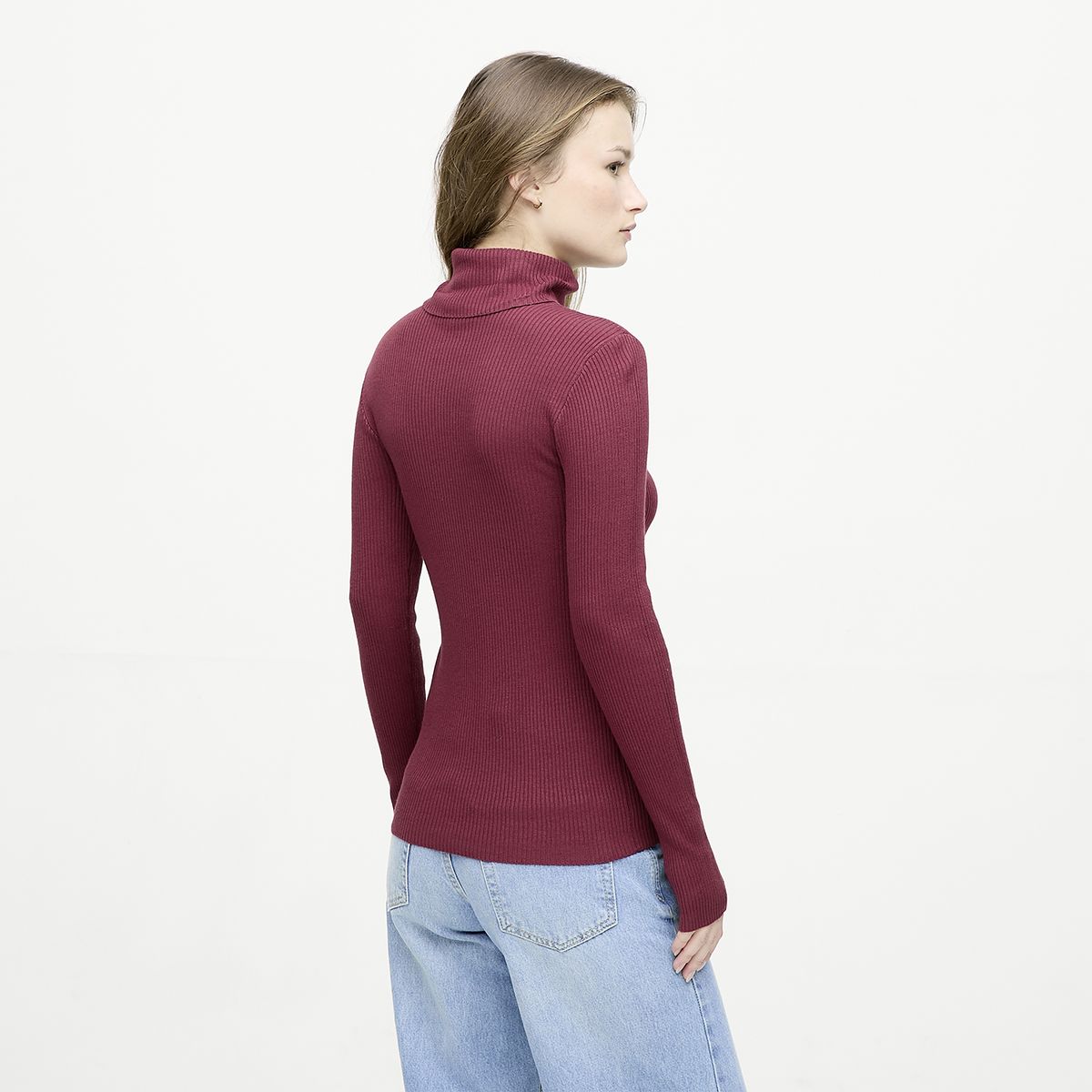 SYBILLA - Suéter Sybilla Mujer Viscosa Cuello Alto Manga Larga