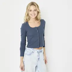 SYBILLA - Polera Mujer Algodón