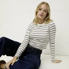 SYBILLA - Polera Mujer Algodón