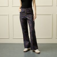 Pantalón Wide Leg Tiro Alto Mujer