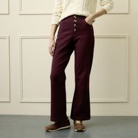 Pantalón Wide Leg Tiro Alto Mujer