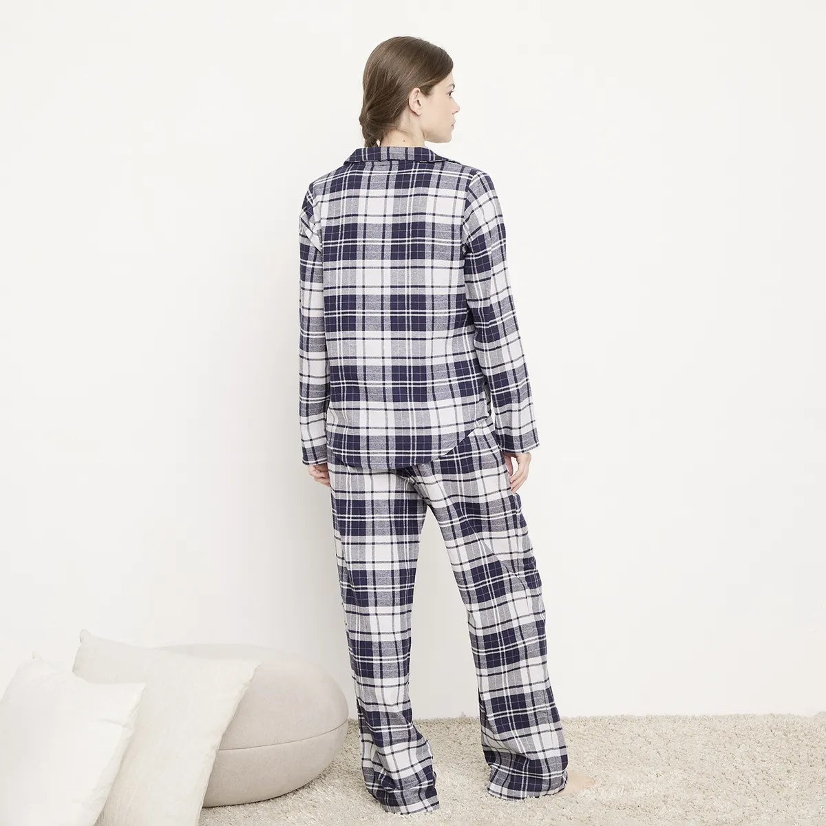 BENETTON - Pijama Camisero 100% Algodón Mujer Benetton