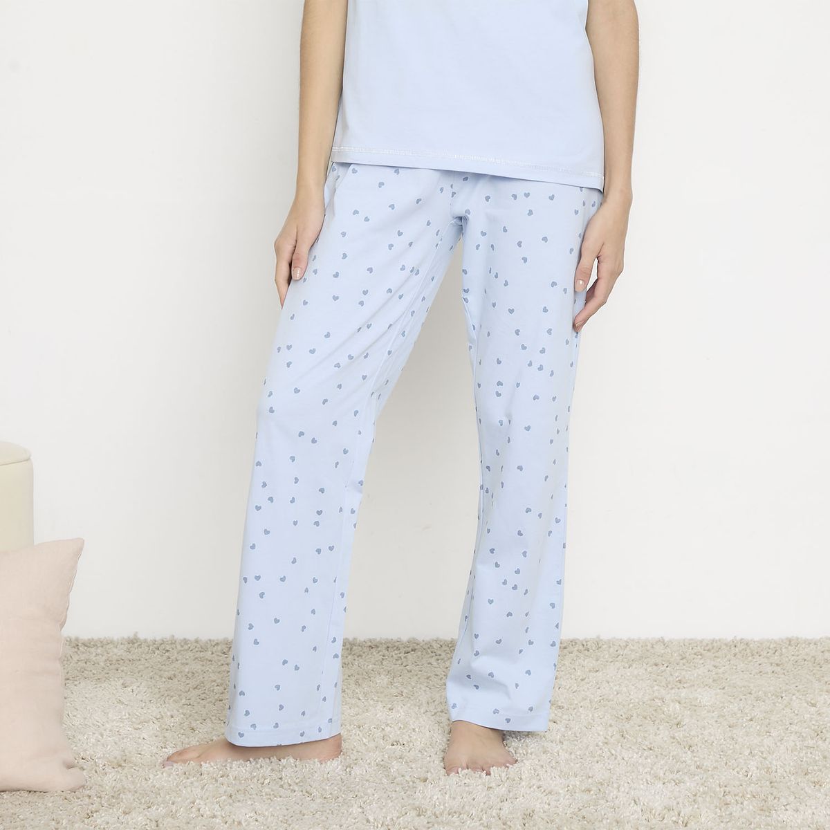 SYBILLA - Pantalón de Pijama Algodón Mujer Sybilla