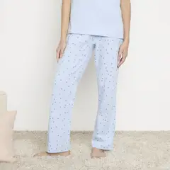SYBILLA - Pantalón de Pijama Algodón Mujer