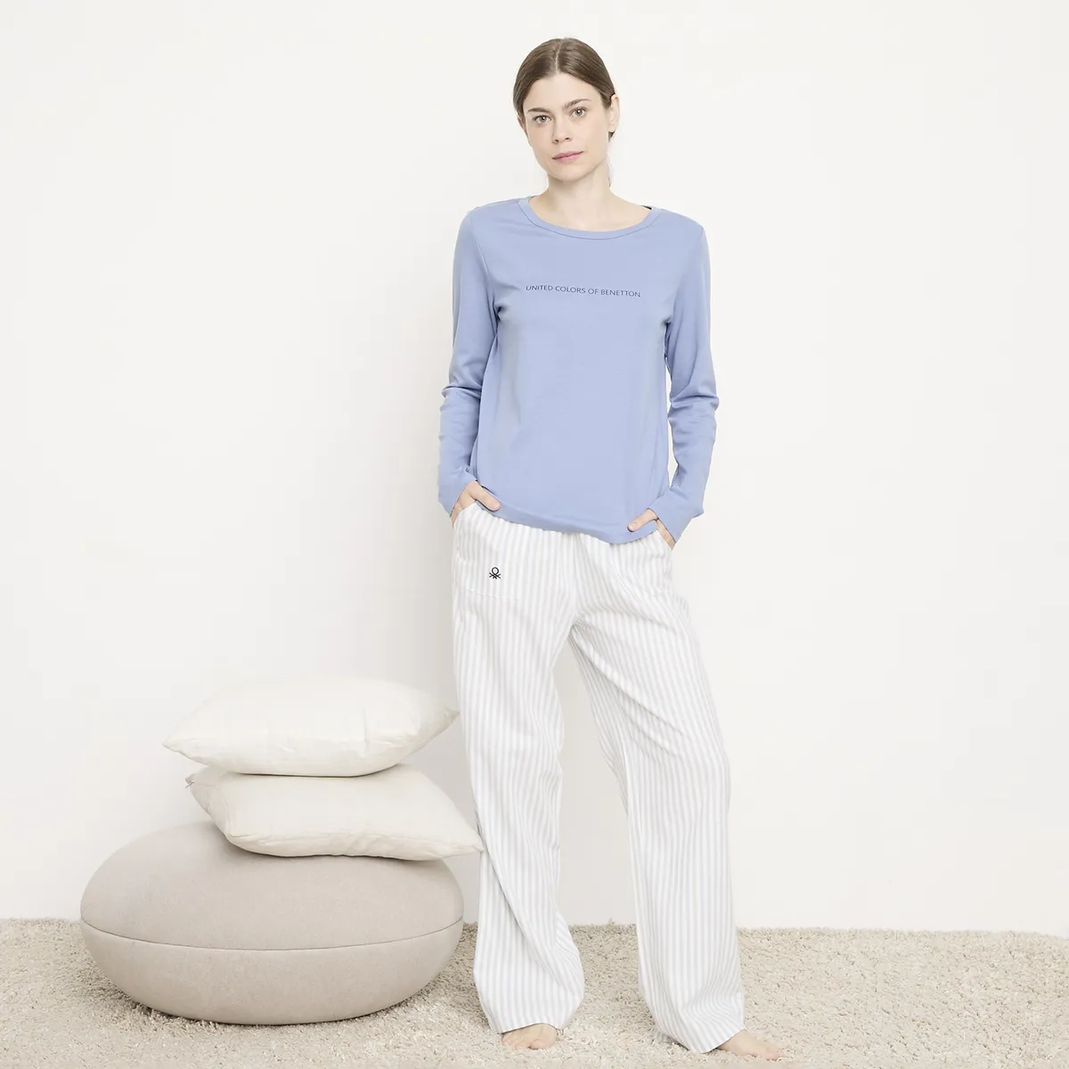 BENETTON - Pijama 100% Algodón Mujer Benetton