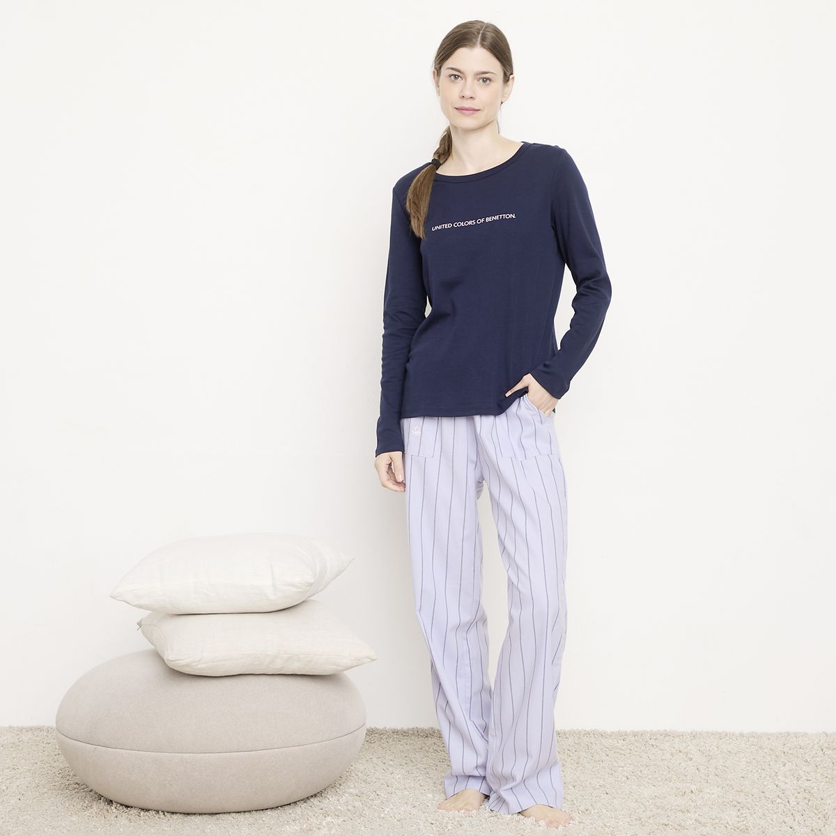 BENETTON - Pijama 100% Algodón Mujer Benetton