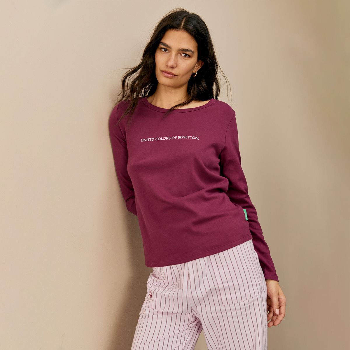 BENETTON - Pijama 100% Algodón Mujer Benetton