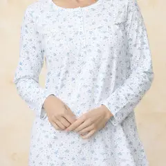 S COCCI - Camisa De Dormir Algodón Mujer