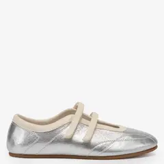 SYBILLA - Ballerina Ballet Sneakers Plateado