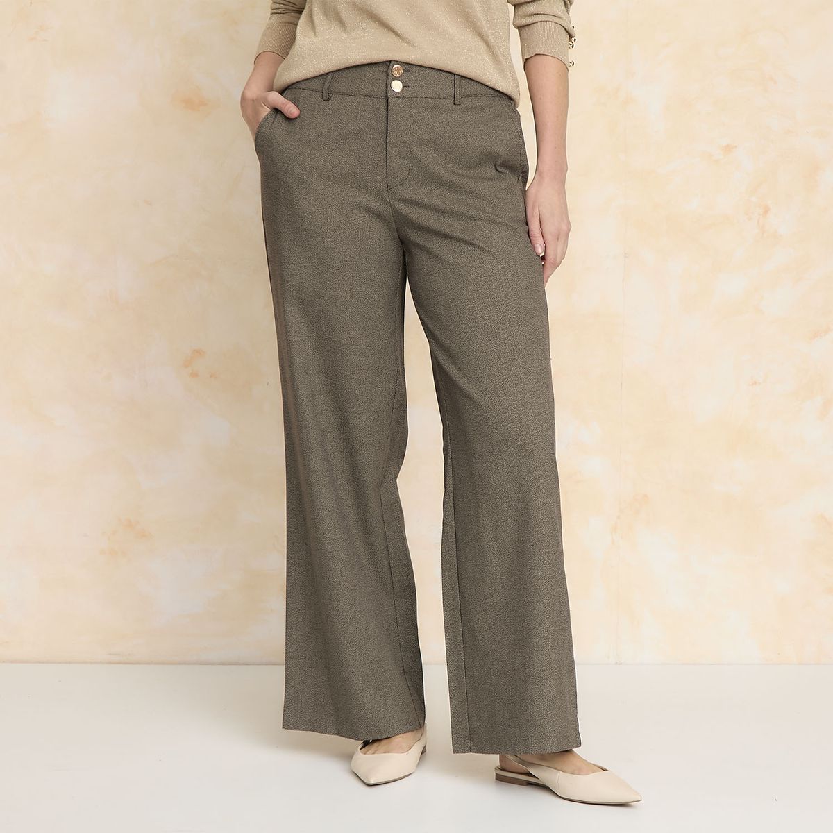S COCCI - Pantalón Palazzo Mujer Scocci