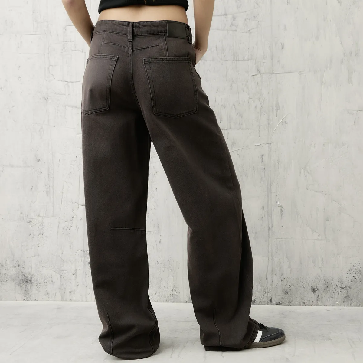 AMERICANINO - Jeans Barrel Tiro Bajo Mujer Americanino