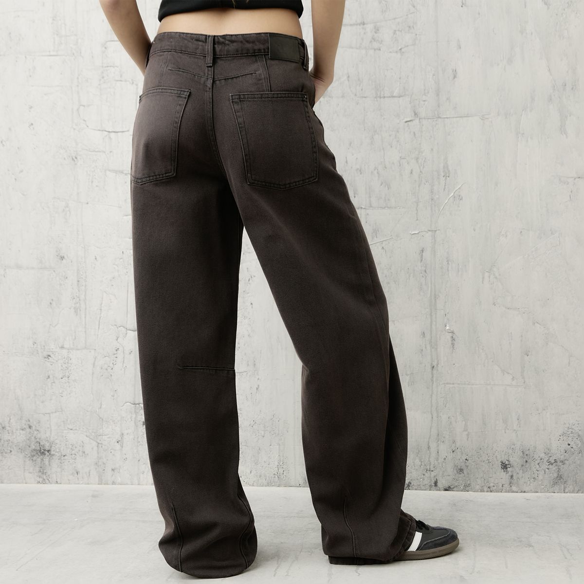 AMERICANINO - Jeans Barrel Tiro Bajo Mujer Americanino