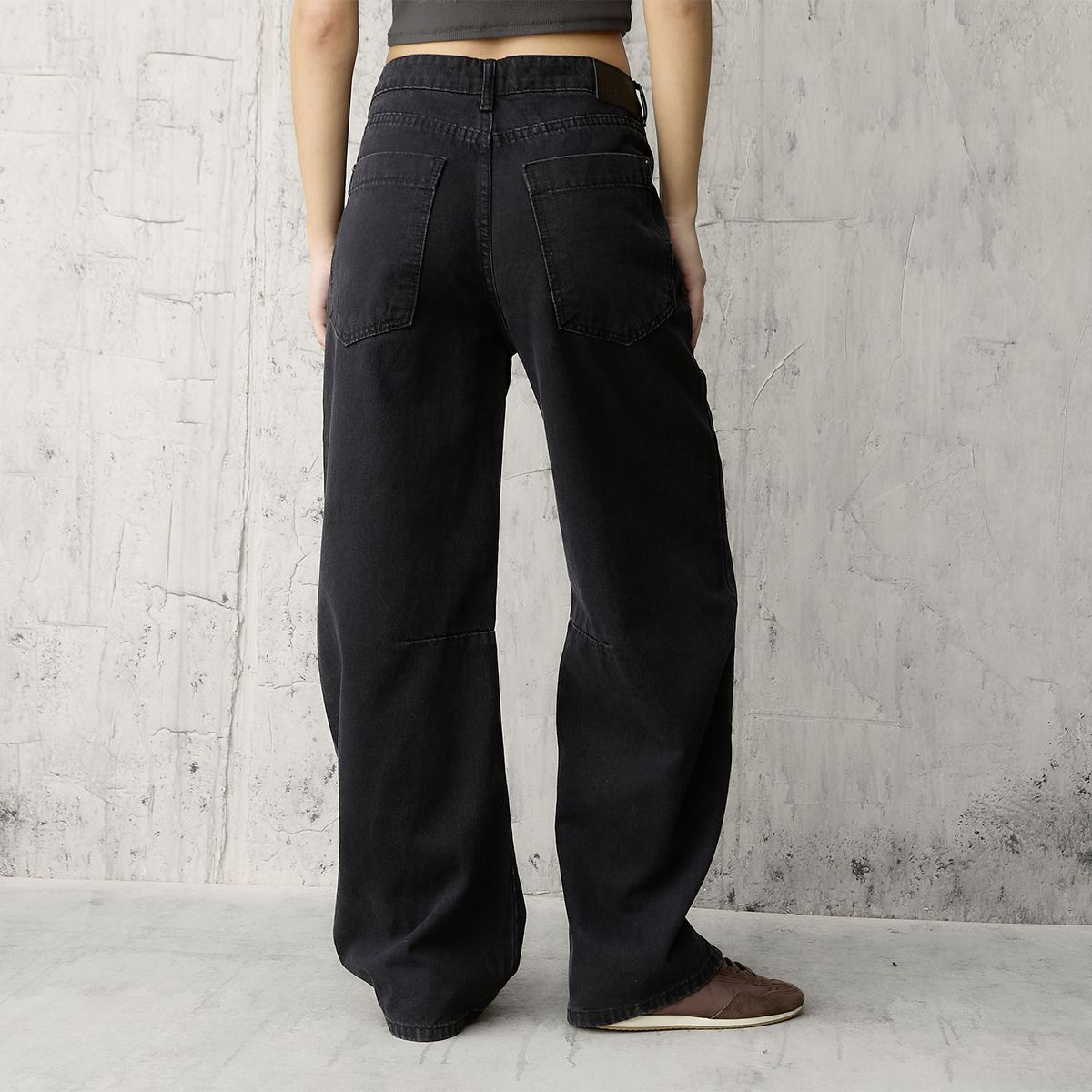 AMERICANINO - Jeans Balloon Tiro Medio Mujer Americanino