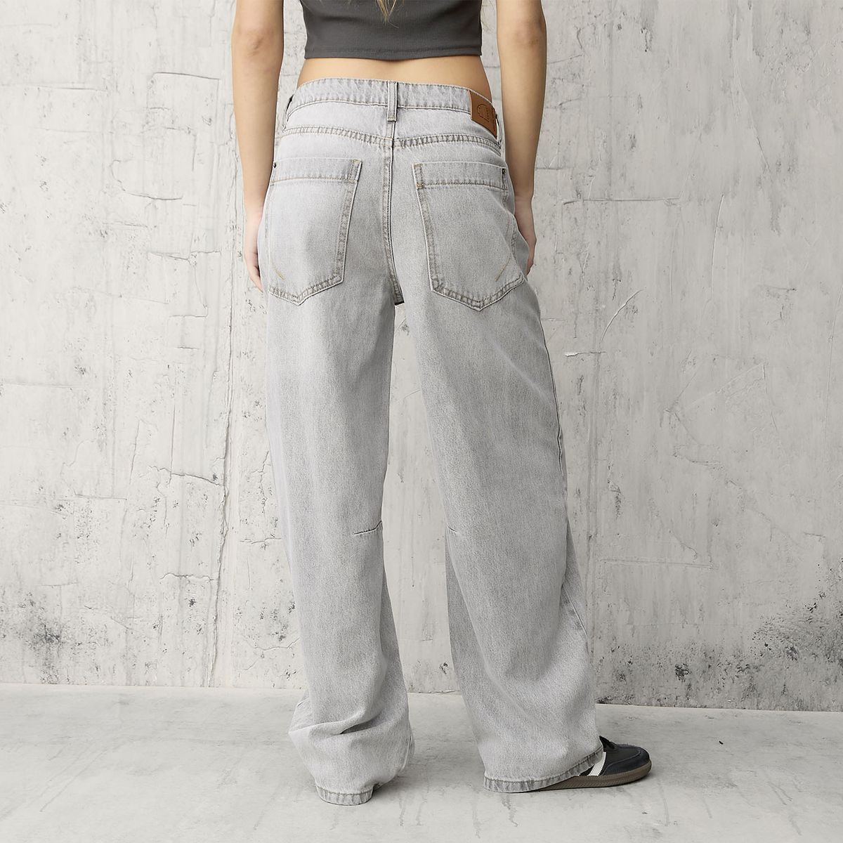 AMERICANINO - Jeans Balloon Tiro Medio Mujer Americanino